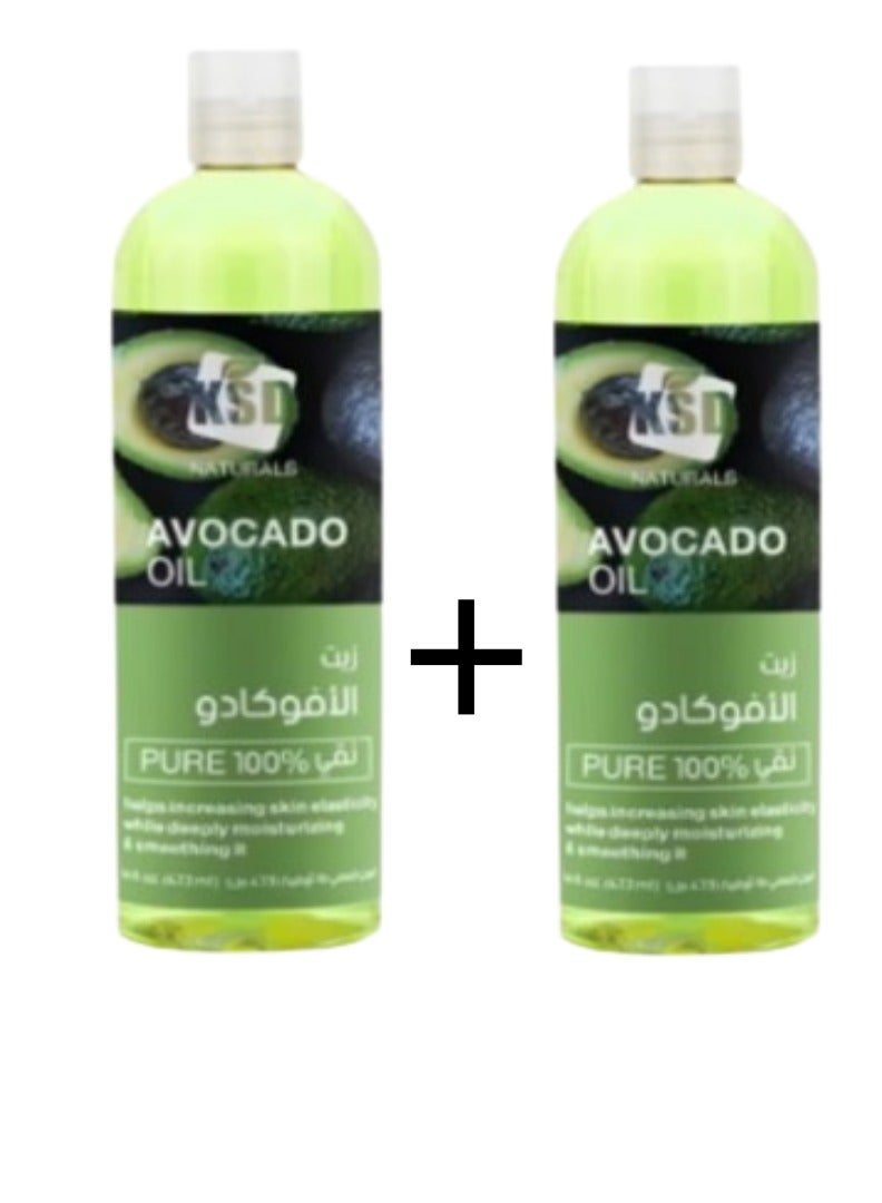 KSD Natural Avocado Oil 473 ML 2 PACK  - Image 1