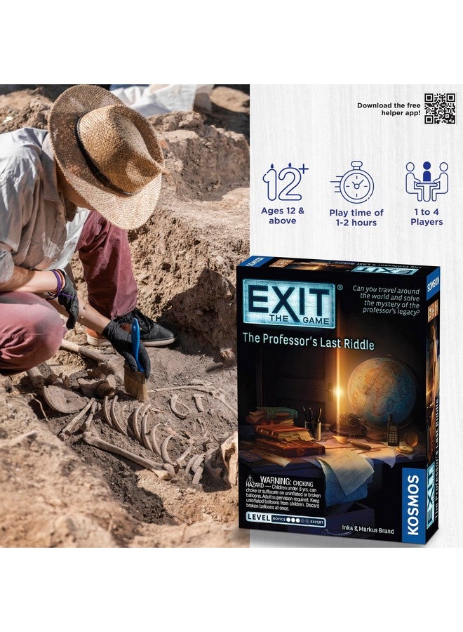 Thames & Kosmos EXIT: اللغز الأخير للأستاذ | غرفة الهروب | ألغاز ذهنية | حل الألغاز | البحث عن الكنز | لعبة كوسموس | غرفة الهروب في المنزل - Image 2