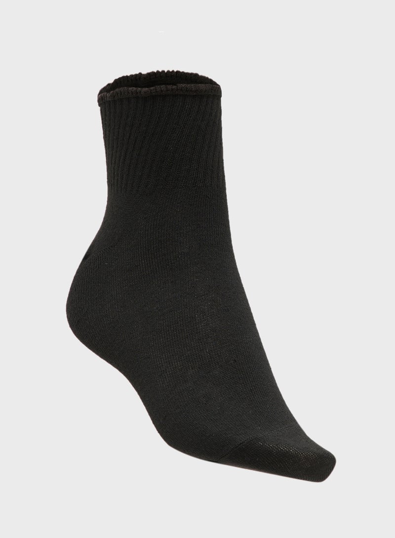 جينجر جوارب كاحل قطنية بحافة خس بثلاث قطع - Image 2