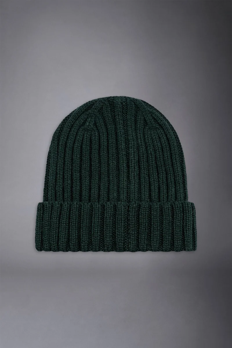 Men's ribbed cap - Forest Green