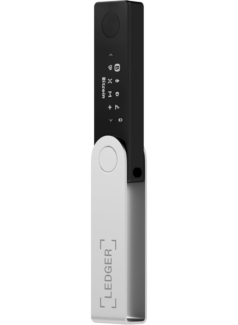 ليدجر محفظة Ledger Nano X للأصول الرقمية | الخيار الأكثر أماناً للتخزين البارد للعملات المشفرة ورموز NFT، تتميز بشاشة كبيرة واتصال لاسلكي عبر البلوتوث ومنفذ Type-C، وتدعم أكثر من 5500 أصل وعملة؛ متوافقة مع أنظمة iOS وAndroid وmacOS وWindows. - Image 3