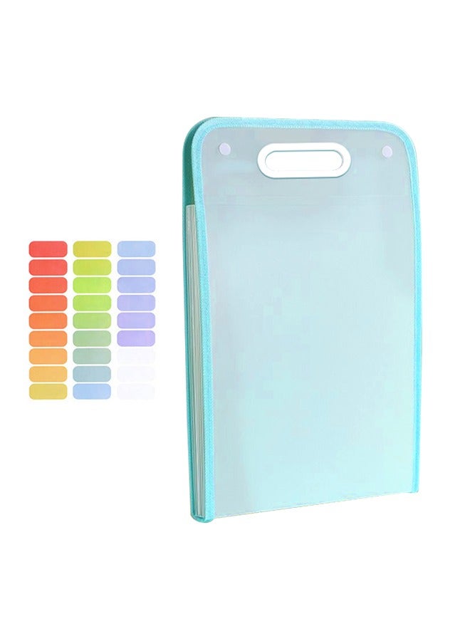 Generic Portable File Folder, Large Capacity Document Folder with Handle, Suitable for School, Office and Travel  - Image 1