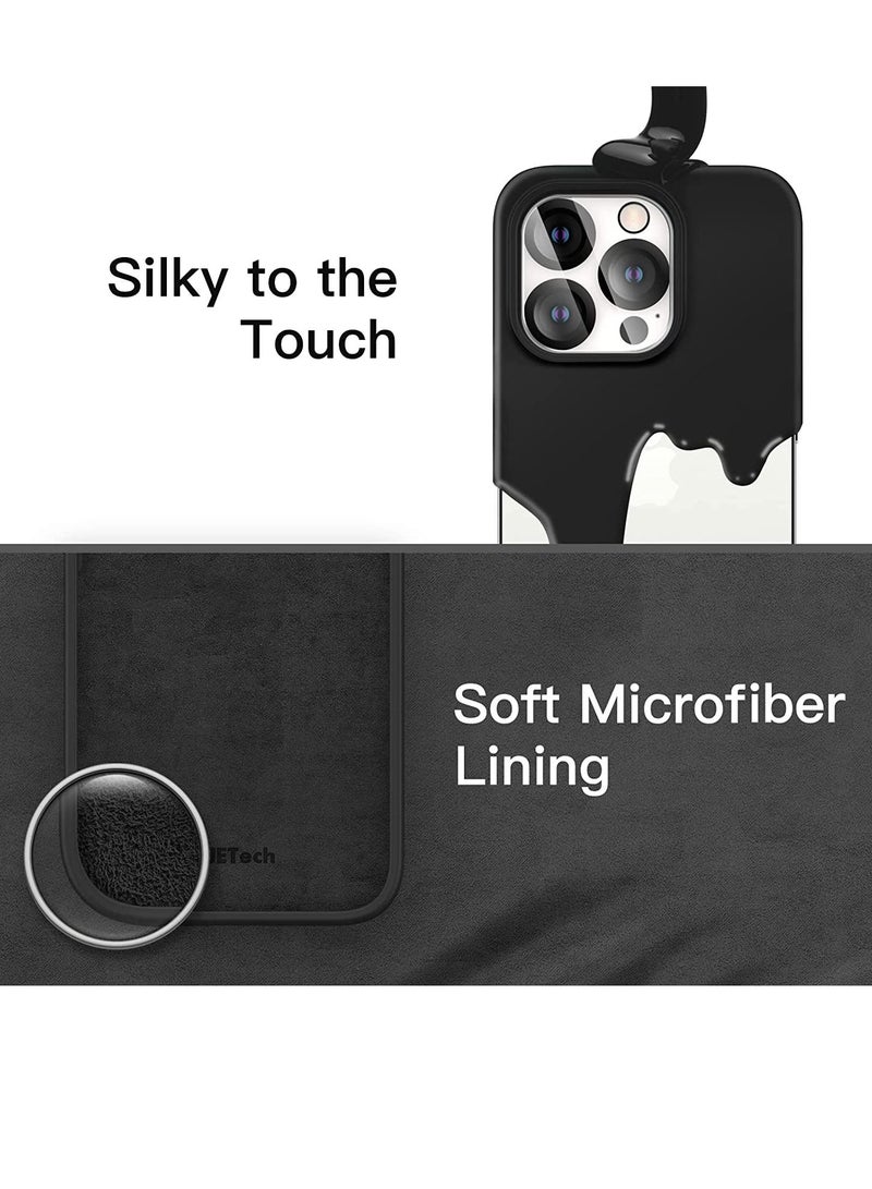 3 in 1 Silicone Case for iPhone 14 Pro Max 6.7-Inch, with 2-Pack Screen Protector and 2-Pack Camera Lens Protector, Full Coverage Tempered Glass Film - Image 5