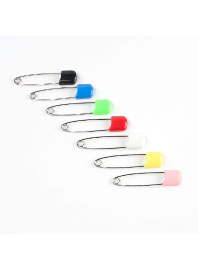OsoCozy OsoCozy Diaper Pins - (Light Green) - Sturdy, Stainless Steel Diaper Pins with Safe Locking Closures - Use for Special Events, Crafts or Colorful Laundry Pins - Image 3