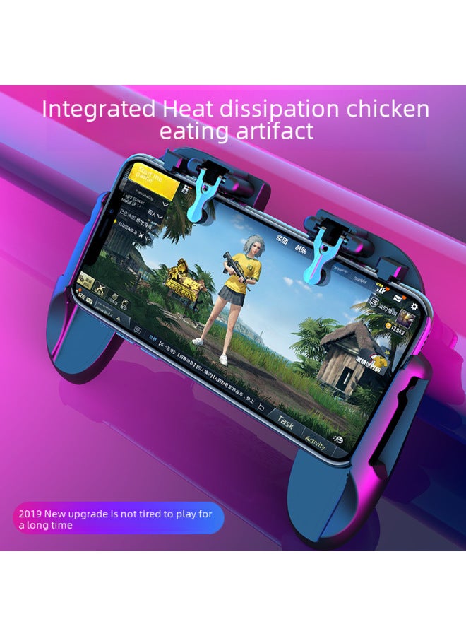 Semi-conductor Gaming Controller Mobile Phone Cooler Pubg Chicken Eating Device Fan Cooling Six-finger Chicken Eating Handle-Product Color:H9 Generation (six Fingers) Ordinary  - Image 4