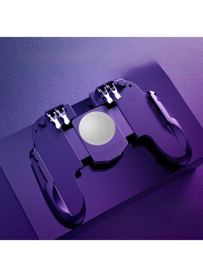 Semi-conductor Gaming Controller Mobile Phone Cooler Pubg Chicken Eating Device Fan Cooling Six-finger Chicken Eating Handle-Product Color:H9 Generation (six Fingers) Ordinary  - Image 1