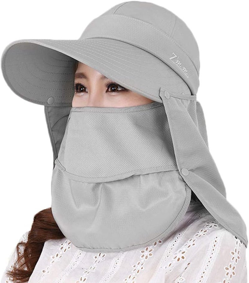 BXT Women's Outdoor Legionnaire Hat with Detachable Flap - UPF 50+ Sun Protection - Image 1