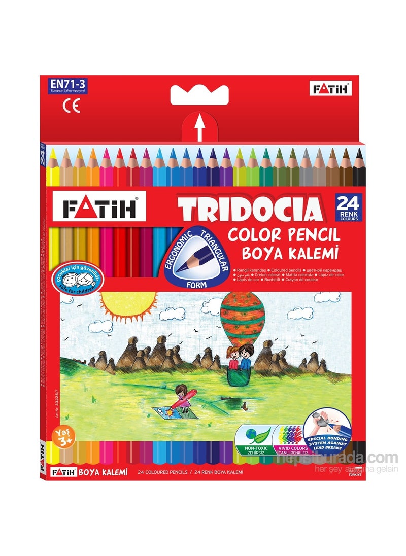 Fatih Tridocia Triangle Full Size Dry Color 24 Colors 