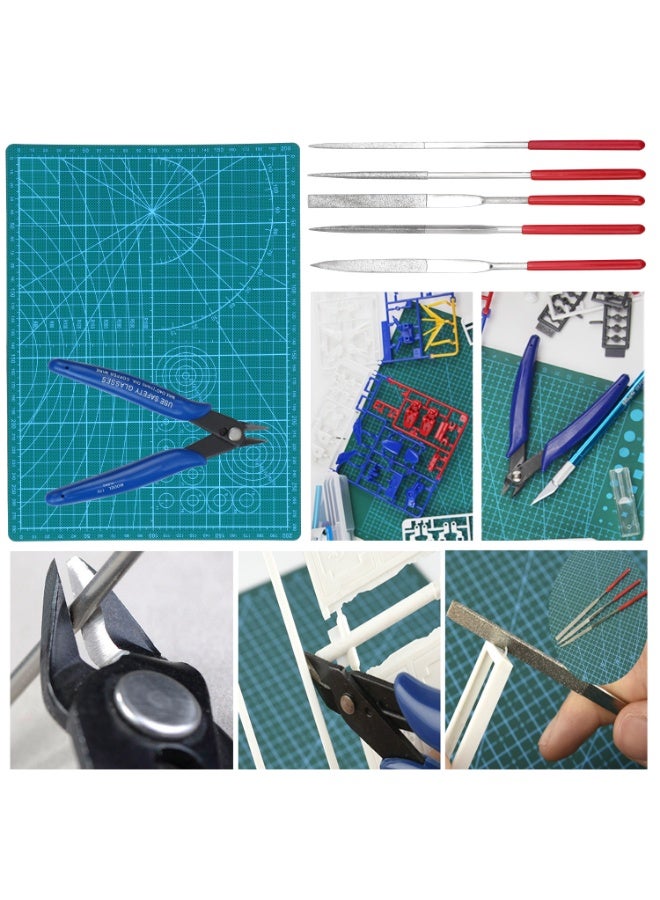 مجموعة أدوات نموذج غاندام الاحترافية المكونة من 38 قطعة مجموعة أدوات أساسية للنماذج مجموعة أدوات حرفية مجموعة أدوات بناء هوايات لبناء نماذج سيارات غاندام وإصلاحها وترميمها - Image 5