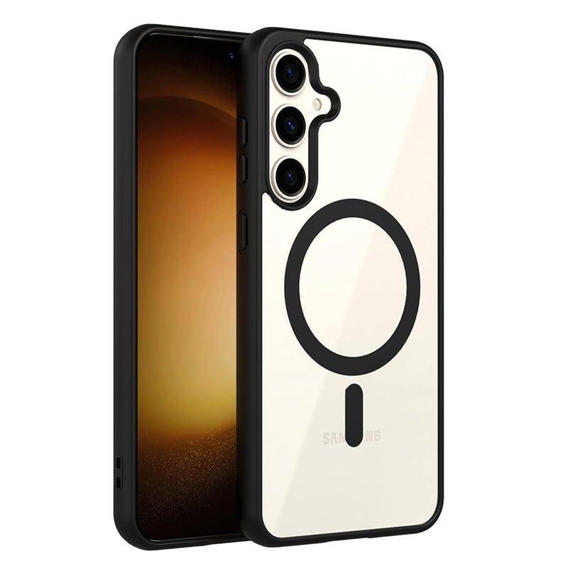 ZAPCASE غطاء خلفي لهاتف سامسونج جالاكسي S24 FE 5G | متوافق مع غطاء خلفي لهاتف سامسونج جالاكسي S24 FE 5G | غطاء خلفي مقاوم للخدوش | أسود - Image 1