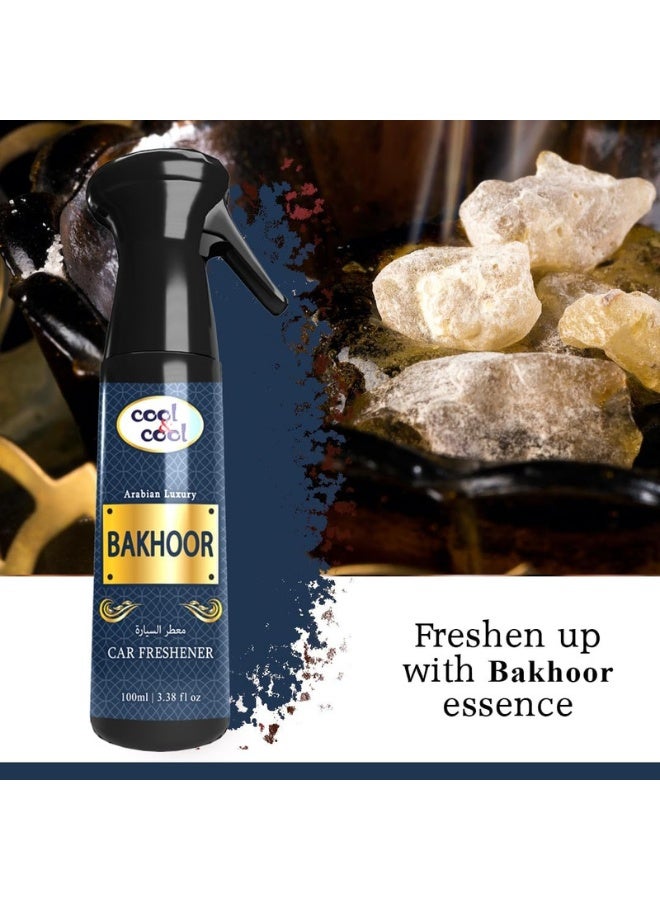 Cool & Cool Bakhoor Car Freshener 100ml, Exotic Oud Fragrance, Arabic Luxury for your car, Black - Image 2