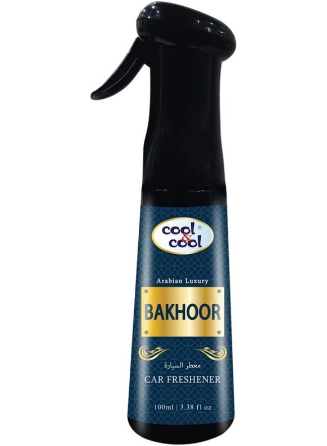Cool & Cool Bakhoor Car Freshener 100ml, Exotic Oud Fragrance, Arabic Luxury for your car, Black - Image 1