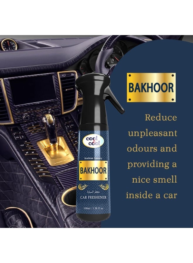 Cool & Cool Bakhoor Car Freshener 100ml, Exotic Oud Fragrance, Arabic Luxury for your car, Black - Image 3