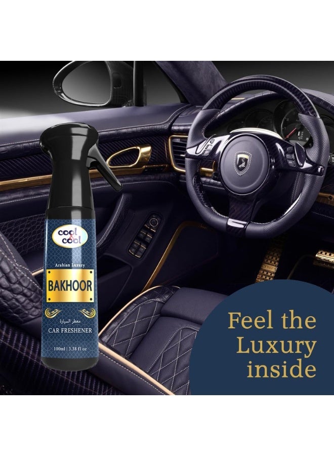 Cool & Cool Bakhoor Car Freshener 100ml, Exotic Oud Fragrance, Arabic Luxury for your car, Black - Image 4