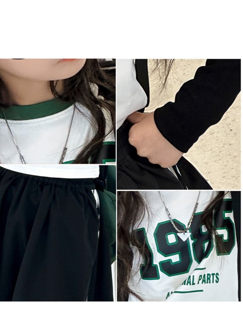 طقم تنورة أطفالي مكون من قطعتين  - Image 3