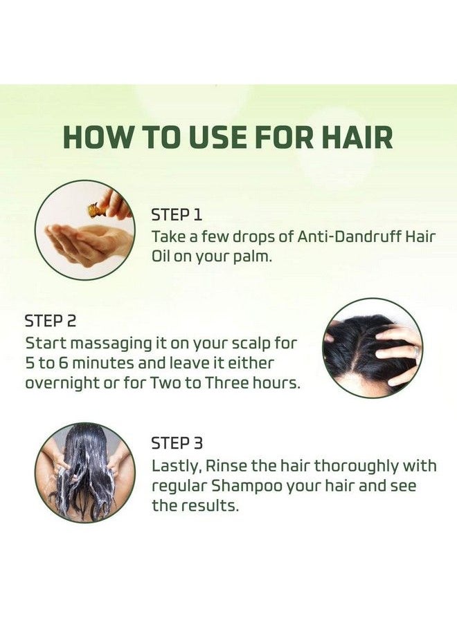 Nuerma Science Anti Dandruff Hair Oil With Comb Applicator For More Deep Root & Strong Healthy Hair(200 Ml Each Pack Of 2) 400 Ml  - Image 3