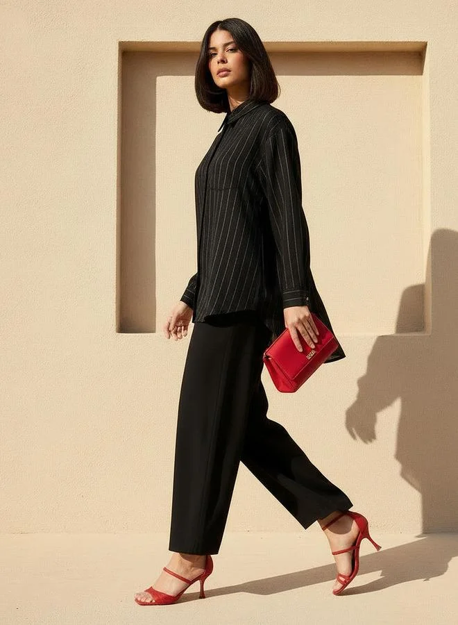 سبلاش فيڤ Regular Fit Shirt with Stripes