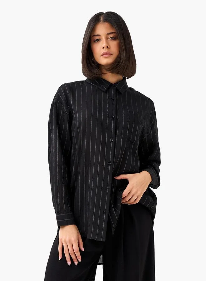Splash FAV Regular Fit Shirt with Stripes