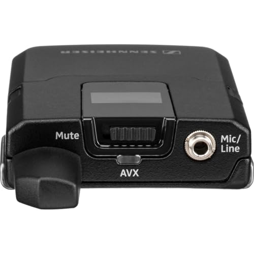 Sennheiser نظام ميكروفون لاسلكي رقمي Sennheiser AVX - مجموعة ME2 لافاليير، أسود - Image 5