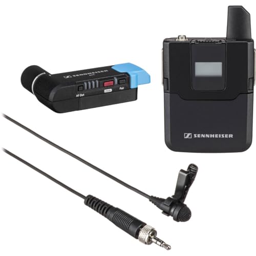 Sennheiser نظام ميكروفون لاسلكي رقمي Sennheiser AVX - مجموعة ME2 لافاليير، أسود - Image 1