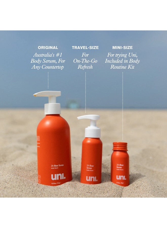 يوني سيروم الجسم 24 ساعة بتركيبة بحرية نظيفة – ترطيب طويل المفعول وملمس خفيف | UNI – 90 مل - Image 5