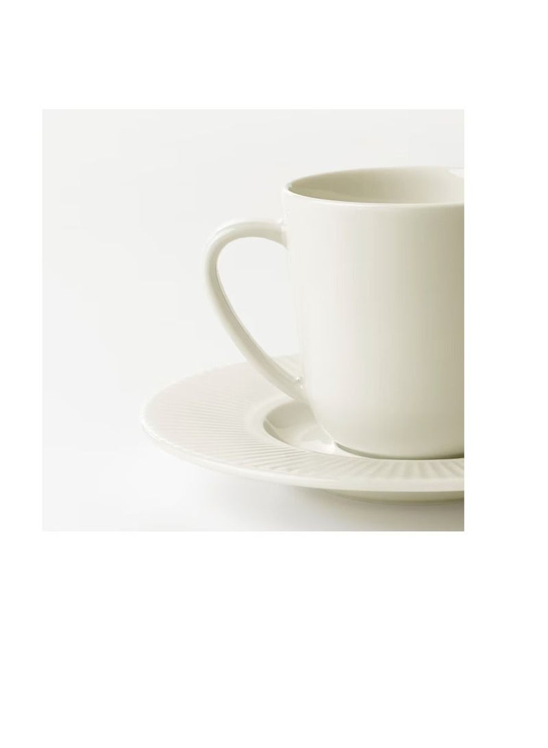 Espresso cup and saucer, white7 cl - Image 3