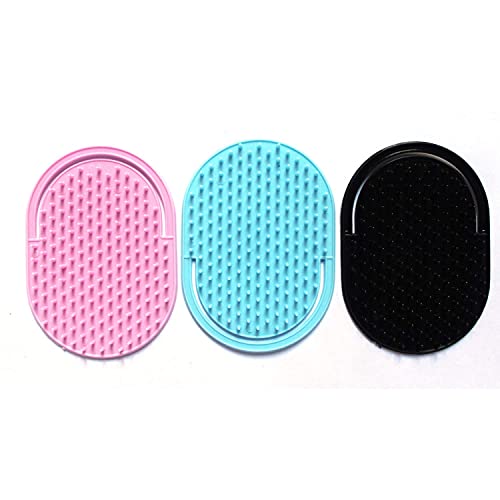 LJL Traders Portable Thin Pocket Comb, Scalp Massager (Oiling and Shampooing) Hair Comb Brush (Pack of 6 Multi Color) - Image 3
