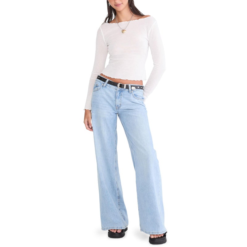 Aeropostale Super Baggy Jean, Light WASH, 14S - Image 2