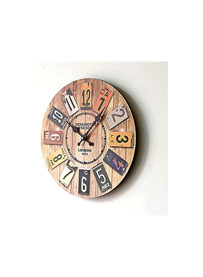 The Bros Wood Analog Clock - Wall Clocks - Image 2