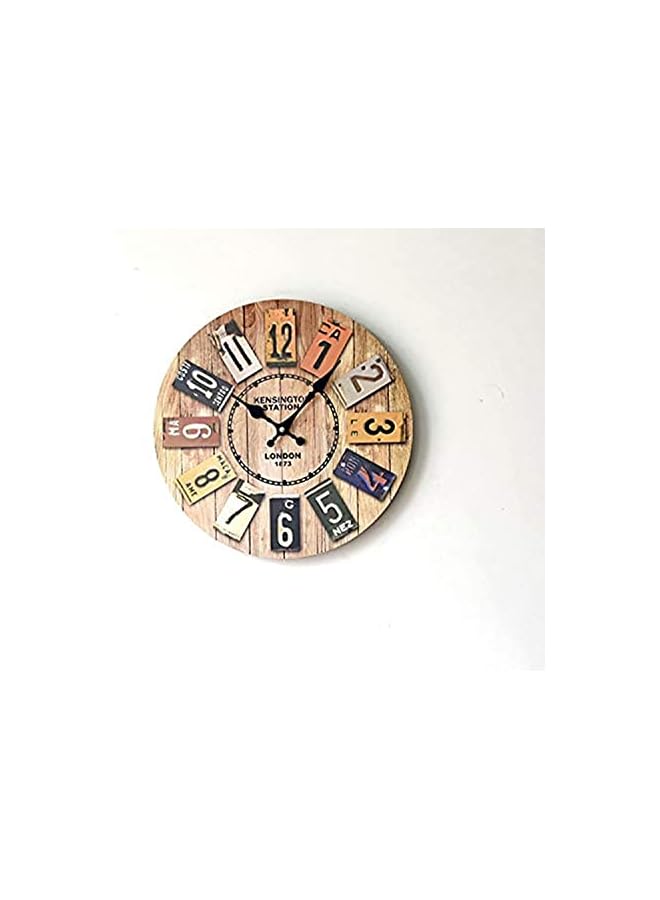 The Bros Wood Analog Clock - Wall Clocks - Image 3