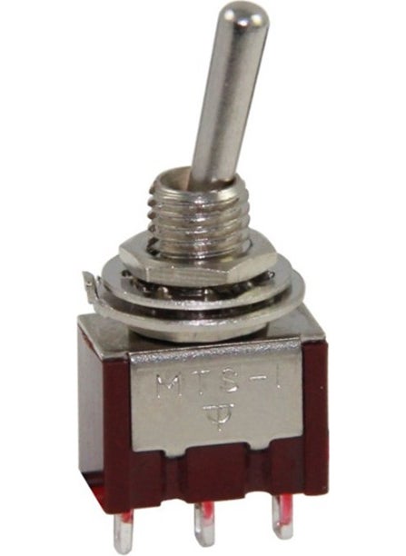 AYT - IC-139A 3 Pin Ø6mm On Off Toggle Switch On Off Button Button 2 Stage 20 mm MTS-102 - Image 1