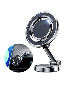 Excefore Car Mount Magnetic Phone Holder, for MagSafe Car Mount Folding Magnetic Phone Holder for Car, Phone Mount Holder for Car Vent Magnetic for iPhone 14 13 12 Pro Plus Max Mini MagSafe Case & All Phones  - Image 1