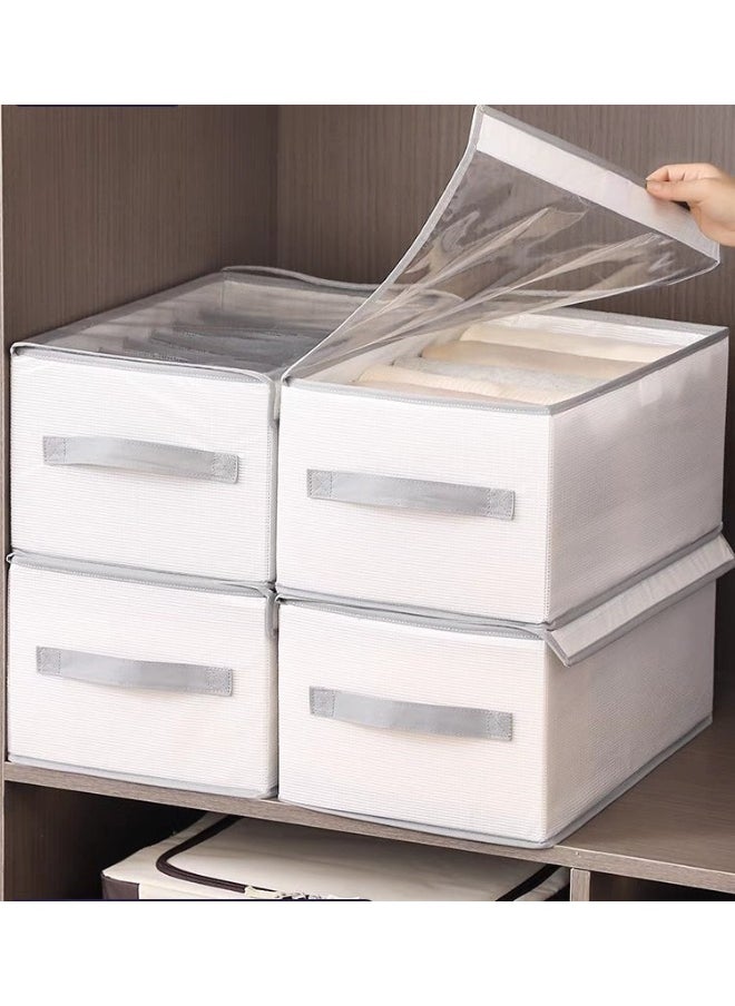 Generic Clothes, pants and jeans organizer, with a transparent cover - 9 compartments  - Image 1