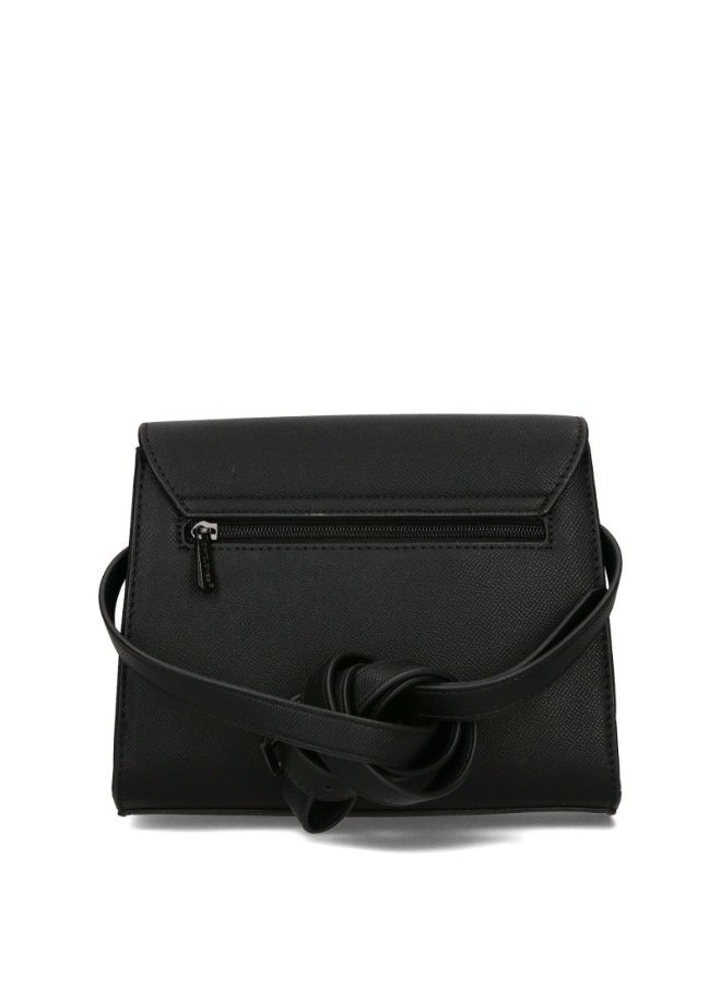 David Jones David Jones Shoulder Bag for Women, faux Leather Hobo Crossover Fashion Handbag Purse Color BLACK  - Image 5