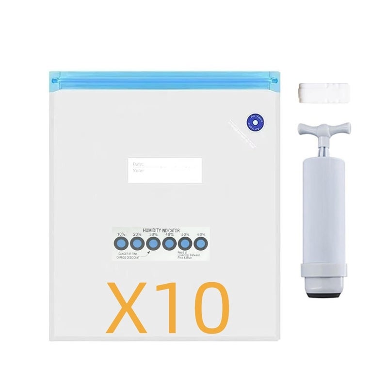 30Pcs Vacuum Storage Bags For 3D Printer Filament PLA ABS TPU Dryer Humidity Resistant 20 Bag 1 USB Pump - Image 4