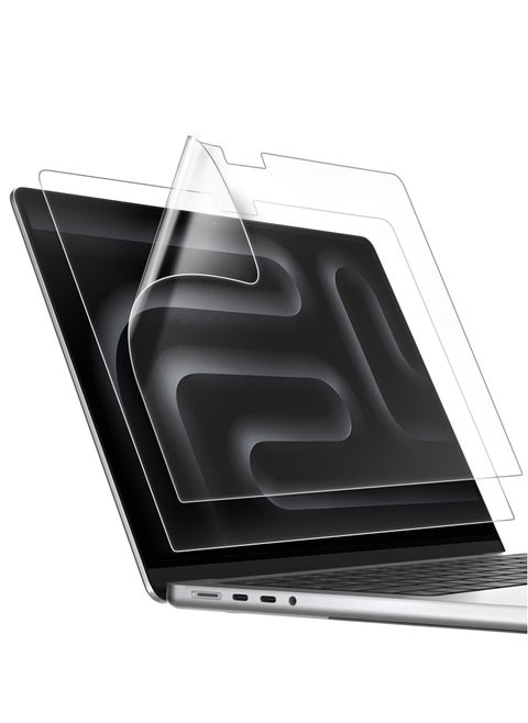 2-Pack Screen Protector For MacBook Pro 14.2-Inch (M3 / M3 Pro / M3 Max / M2 Pro / M2 Max / M1 Pro / M1 Max 2021-2023) Anti-Glare Film HD Anti-Fingerprint