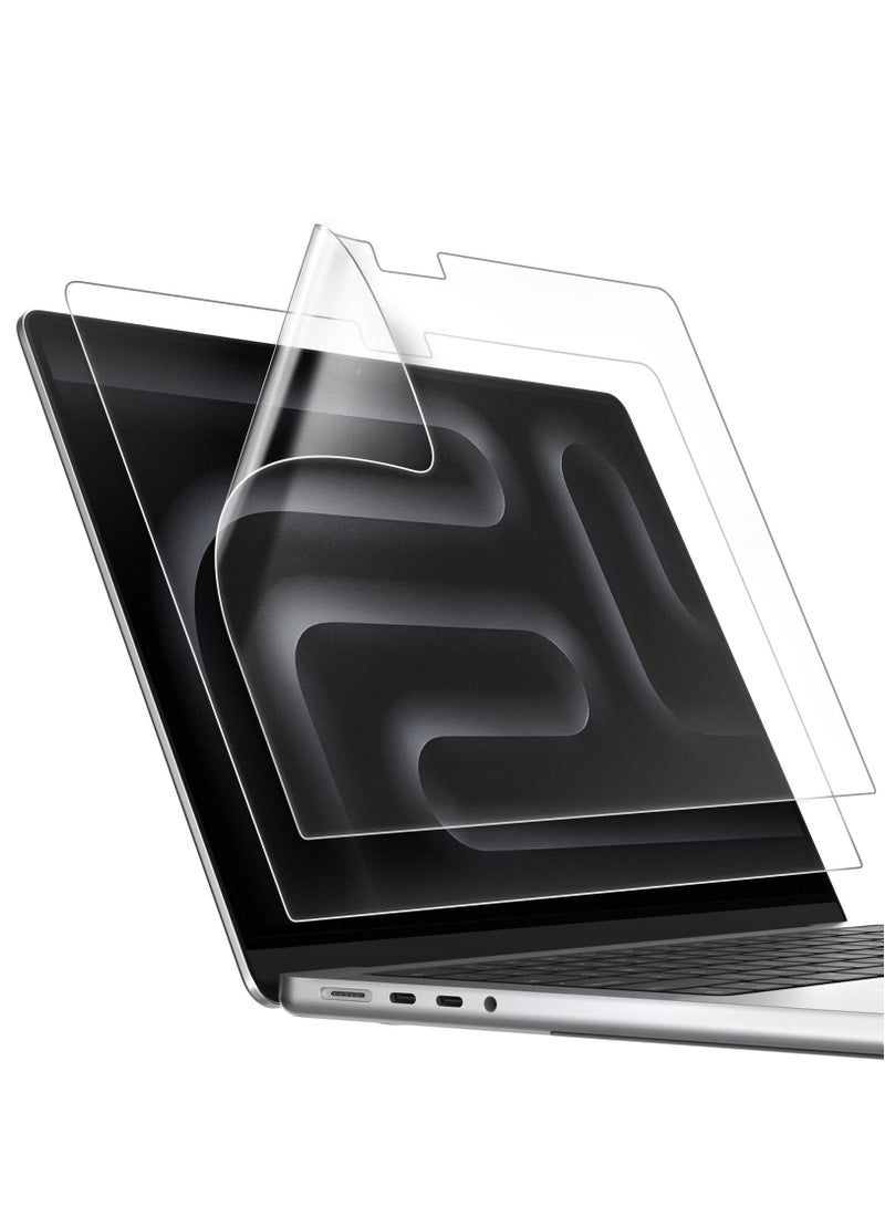 2-Pack Screen Protector For MacBook Pro 14.2-Inch (M3 / M3 Pro / M3 Max / M2 Pro / M2 Max / M1 Pro / M1 Max 2021-2023) Anti-Glare Film HD Anti-Fingerprint  - Image 1
