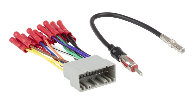 Scosche Compatible with Select 20022008 Chrysler Dodge Jeep and Plymouth Wire Harness  Antenna Adapter Bundle CR2AB