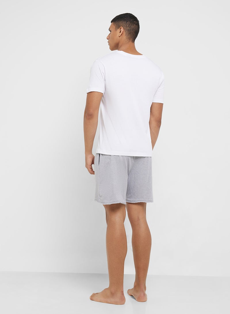 Seventy Five Nightwear T-Shirt & Shorts Set  - Image 2