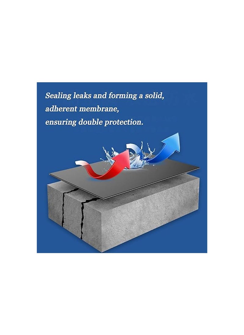 Generic - Waterproofing Coatings for External Roofs,Roof Repair Waterproofing Adhesive,Liquid Waterproof Sealant, Quick-Drying Sealing Waterproofing Agent,Water-Based Waterproof Coating (1PCS,Gray) - Image 1