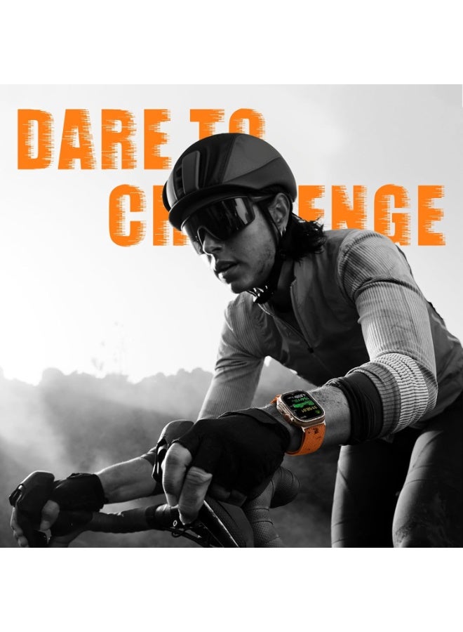 مجموعة من 4 أساور متوافقة مع ساعة Apple Watch مقاس 49 مم و46 مم و45 مم و44 مم و42 مم للرجال والنساء، أساور رياضية من النايلون لساعة Apple Watch Ultra 2&1 وiWatch Series 9 و8 و7 SE و6 و5 و4 و3 و2 و1 - Image 4