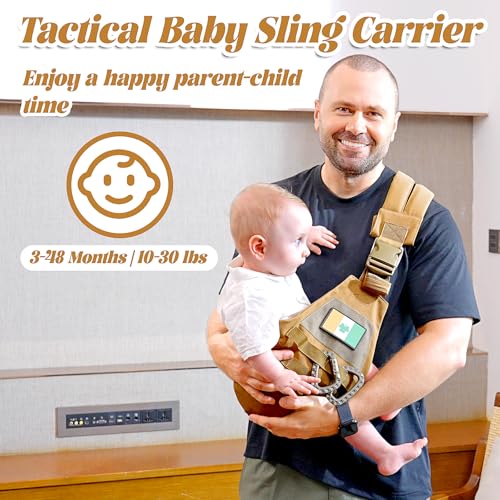 YESYBC Baby Sling Carrier Adjustable NonShip Hip Seat Toddler Carriers with Carabiners for 348 Months 1030Ibs Infants Boys Girls Yellow - Image 3