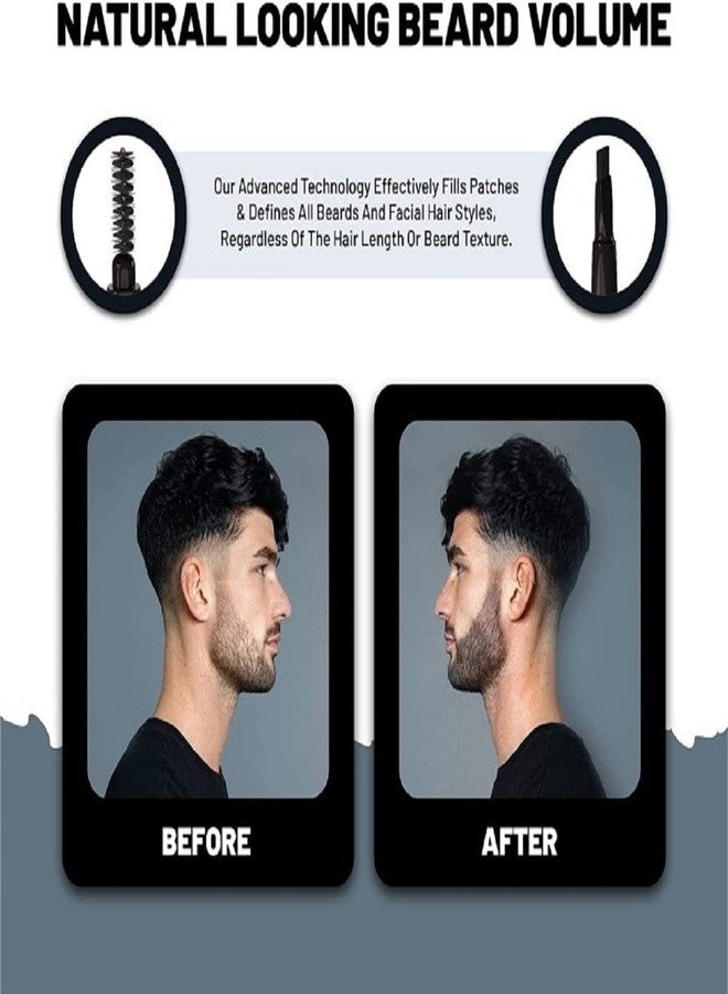 VOID Homme Instant Beard Filler Pencil Kit for Fuller, Waterproof Beard (Light Brown) - Image 2
