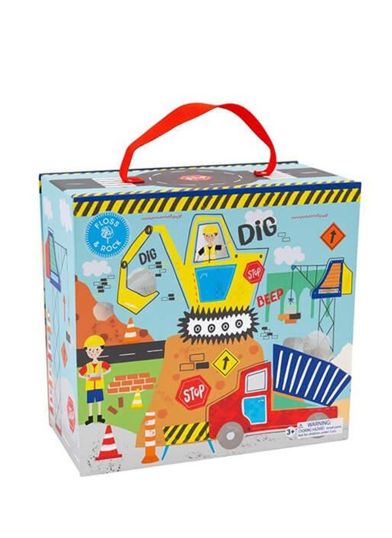 Floss & Rock - Floss & Rock Construction Playbox - Creative Building & Activity Set for Kids - Image 1