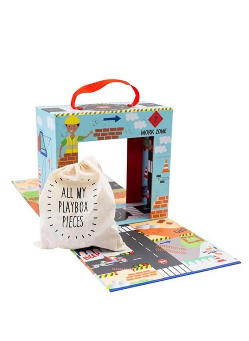Floss & Rock - Floss & Rock Construction Playbox - Creative Building & Activity Set for Kids - Image 1