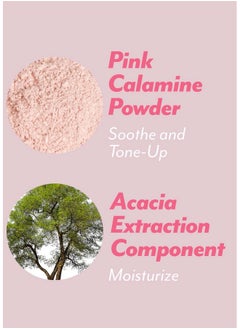 I'M MEME Compact Toneup Pact ; With Calamine Powder, Pink Blur Effect, Mattify Skin, Pressed Powder, Gift, 0.35 Oz  - Image 4