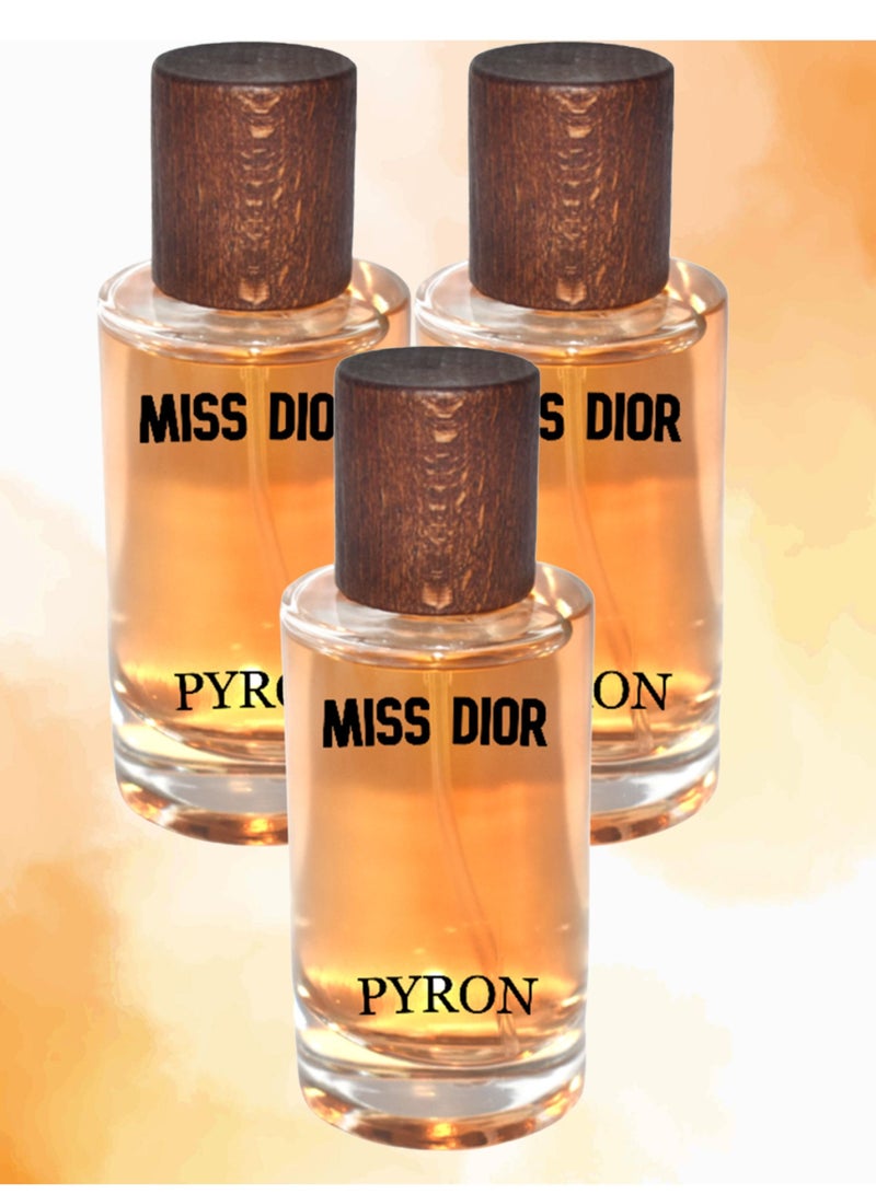 بيرون 3 قطع عطر ميس ديور نسائي 50 مل - Image 1