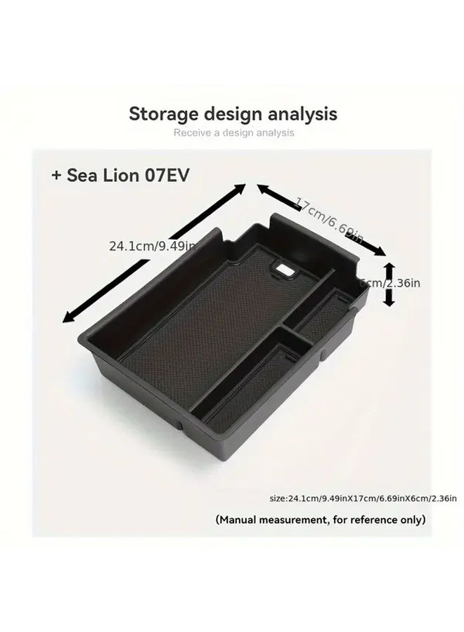 Armrest Storage Box For Vehicle Organization Seamless Fit Compact Design - Image 3