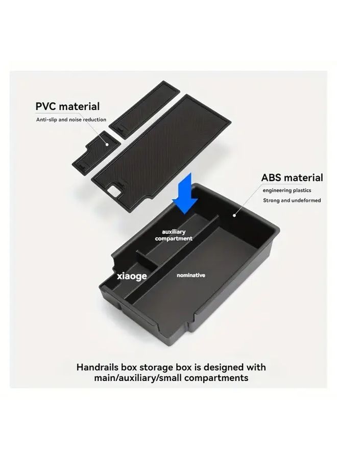 Armrest Storage Box For Vehicle Organization Seamless Fit Compact Design - Image 4