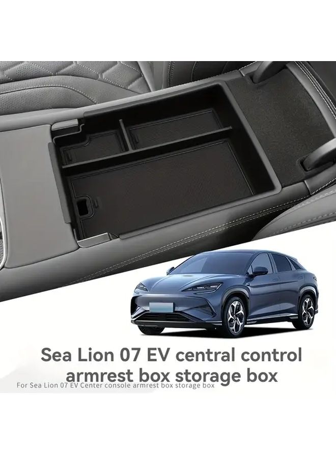 Armrest Storage Box For Vehicle Organization Seamless Fit Compact Design - Image 1